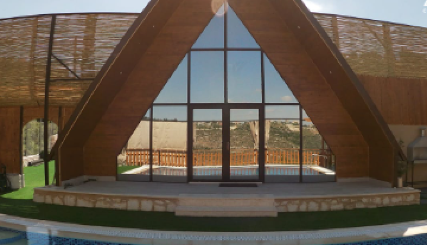 Karaz Chalet with Private Pool – Kherbet Selem, South