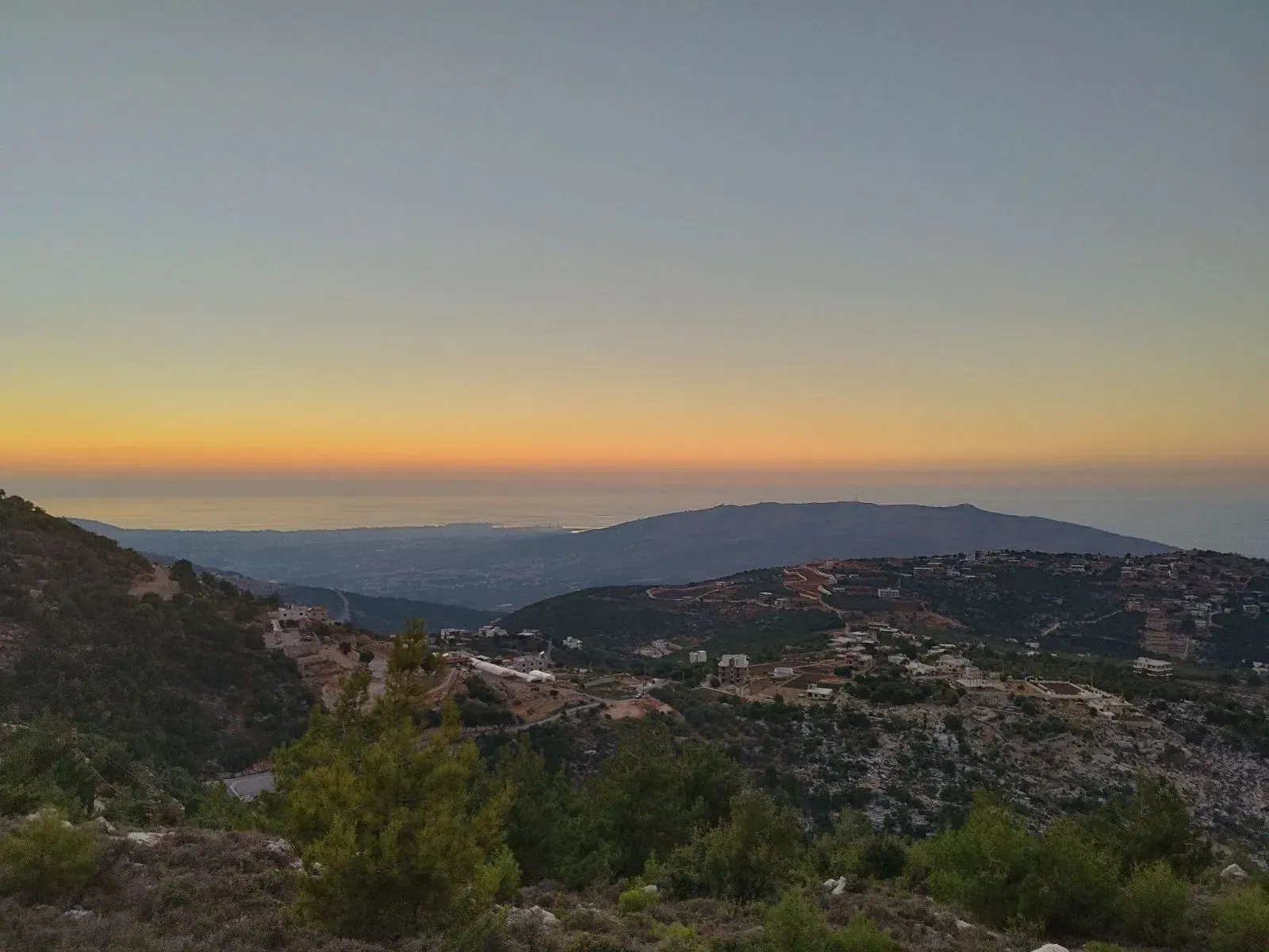 View with Sunset Danniyeh