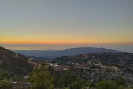 View with Sunset Danniyeh