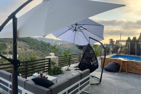 Small Chalet with Pool – Chamat, Jbeil