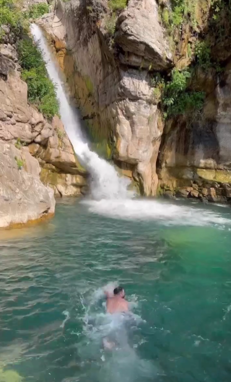 Cold Water River Swimming